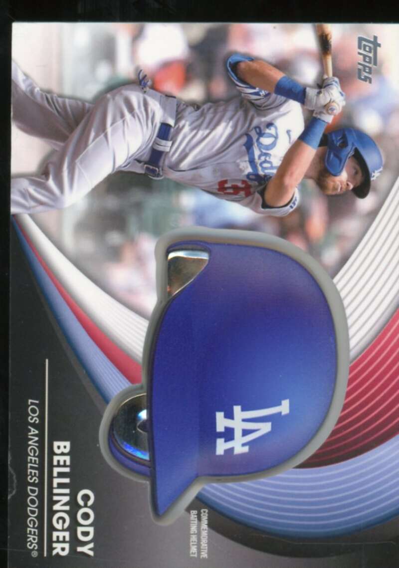 Cody Bellinger Card 2022 Topps Commemorative Batting Helmet Relics #BHCB  Image 1