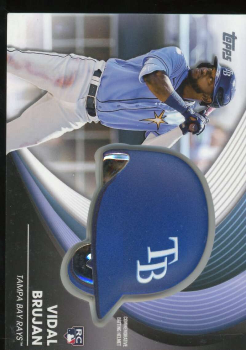 Vidal Brujan Card 2022 Topps Update Commemorative Batting Helmet #BHVB  Image 1