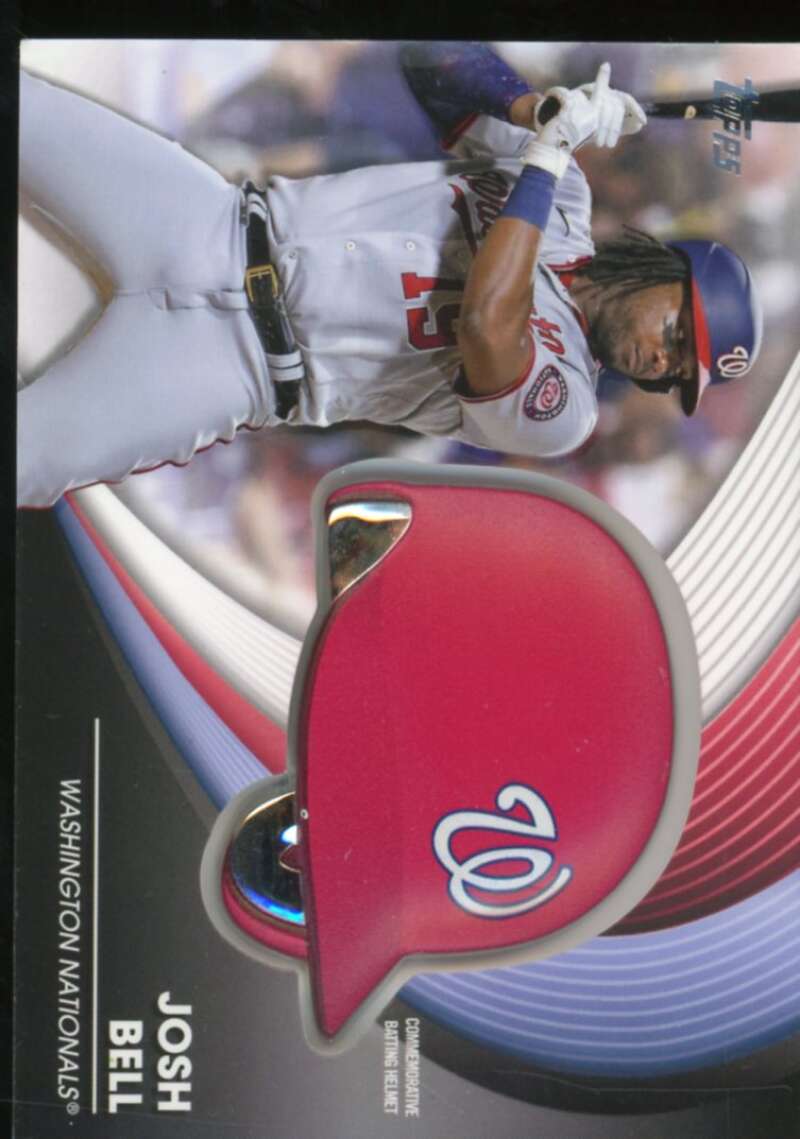 Josh Bell Card 2022 Topps Commemorative Batting Helmet Relics #BHJBE  Image 1