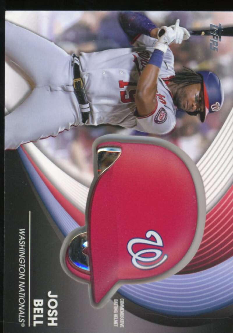 Josh Bell Card 2022 Topps Commemorative Batting Helmet Relics #BHJBE  Image 1