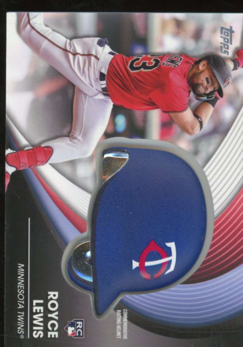 Royce Lewis Card 2022 Topps Update Commemorative Batting Helmet #BHRL  Image 1