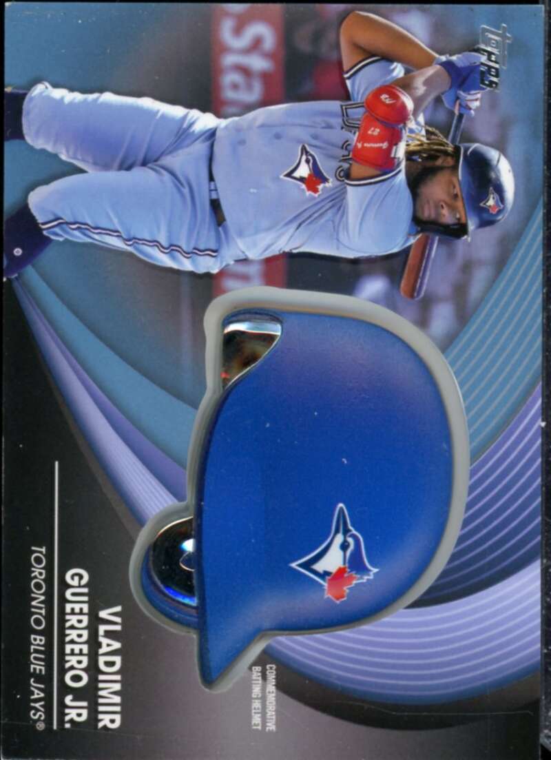 Vladimir Guerrero Jr. Card 2022 Topps Commemorative Batting Helmet Relics #BHVG  Image 1