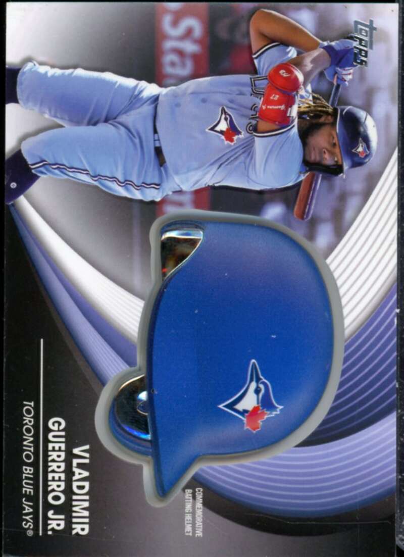 Vladimir Guerrero Jr. Card 2022 Topps Commemorative Batting Helmet Relics #BHVG  Image 1