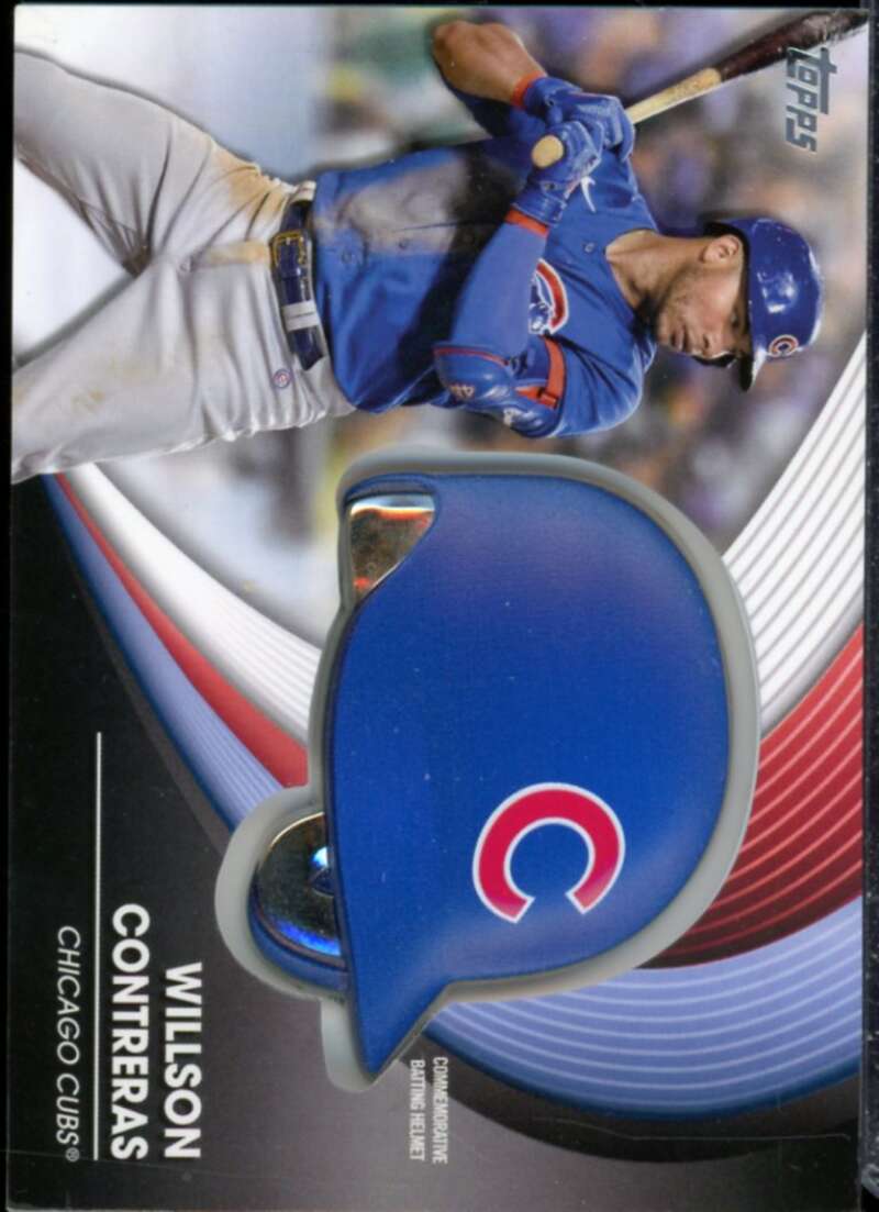 Willson Contreras Card 2022 Topps Commemorative Batting Helmet Relics #BHWC  Image 1