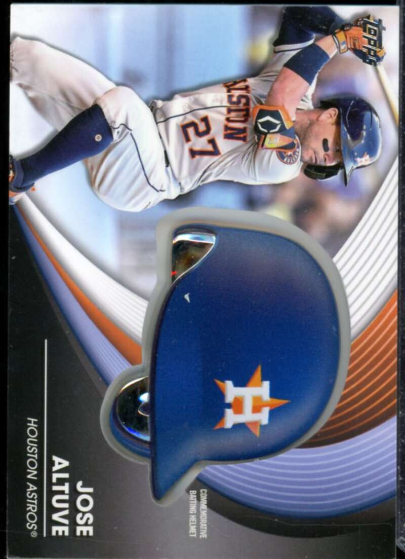 Jose Altuve Card 2022 Topps Commemorative Batting Helmet Relics #BHJA  Image 1