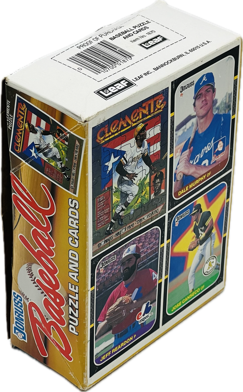 1987 Donruss Baseball Maddux Bonds McGwire Rookie Year Wax Box Image 3