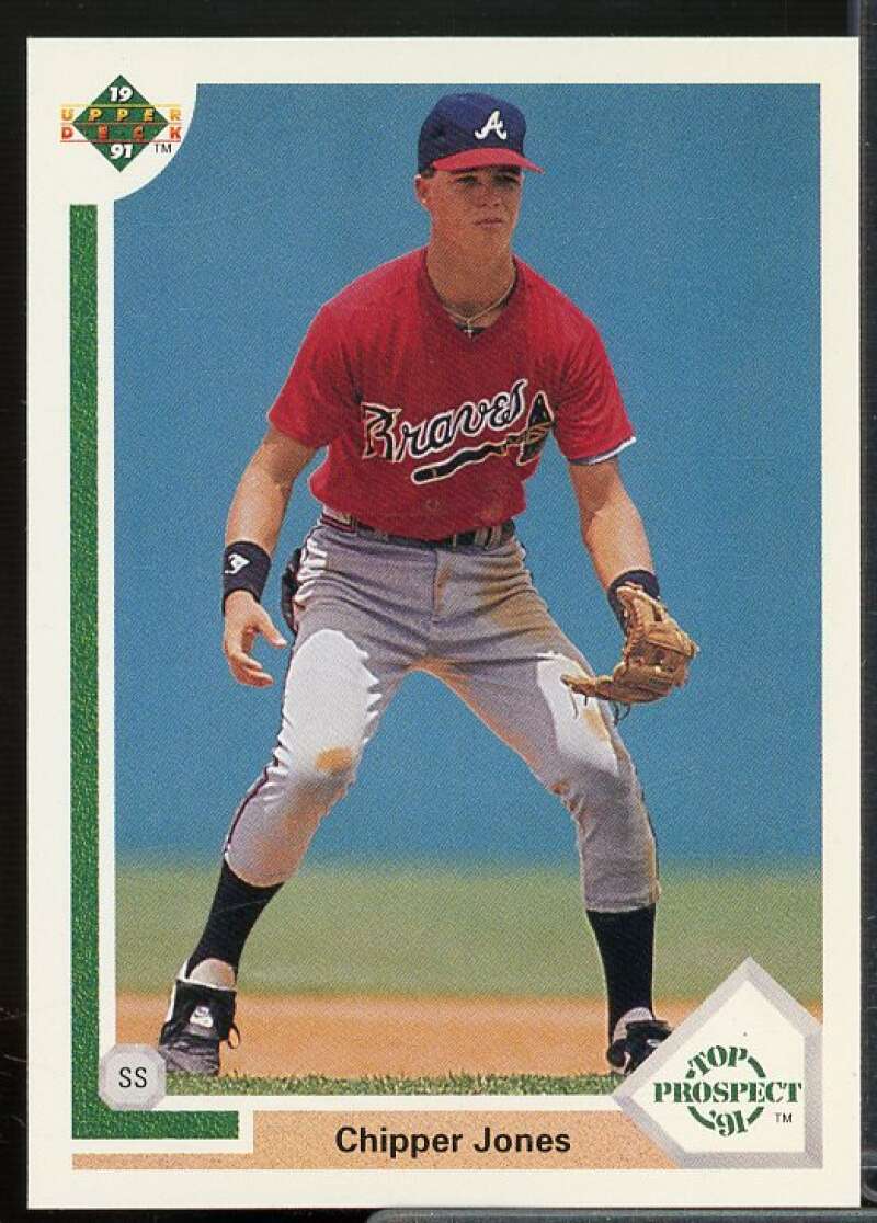 Chipper Jones Rookie Card 1991 Upper Deck #55  Image 1
