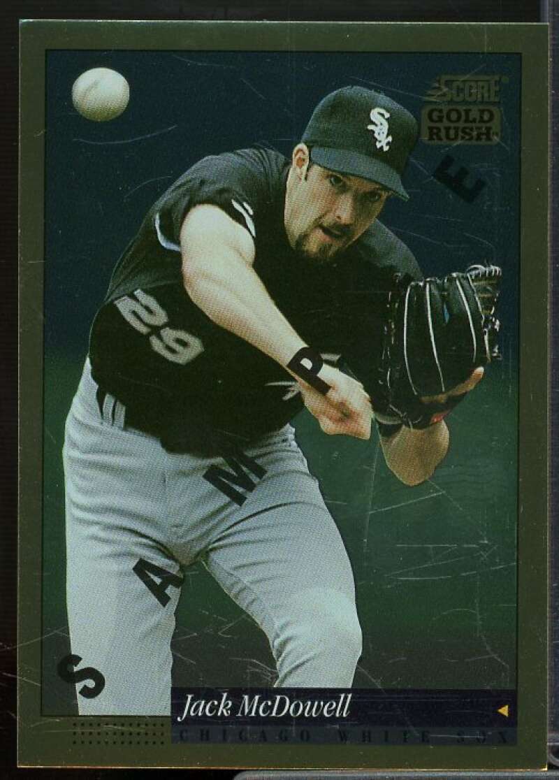 Jack McDowell Sample Card 1994 Score Gold Rush #6  Image 1