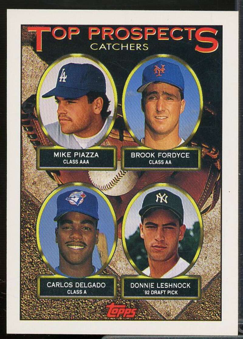 Mike Piazza Rookie Card 1993 Topps #701  Image 1