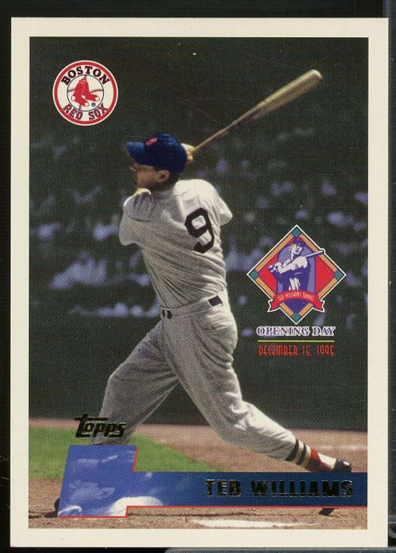 Ted Williams Card 1995 Topps Tunnel Boston Opening Day #9  Image 1