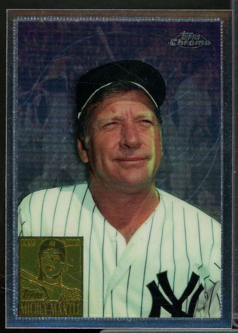 Mickey Mantle COMM Card 1996 Topps Chrome #7  Image 1