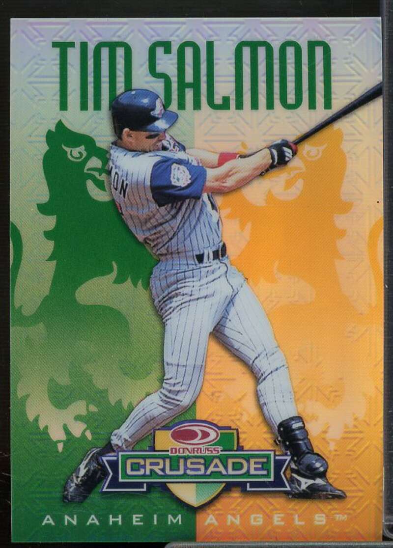 Tim Salmon Card 1998 Donruss Crusade Green #1  Image 1