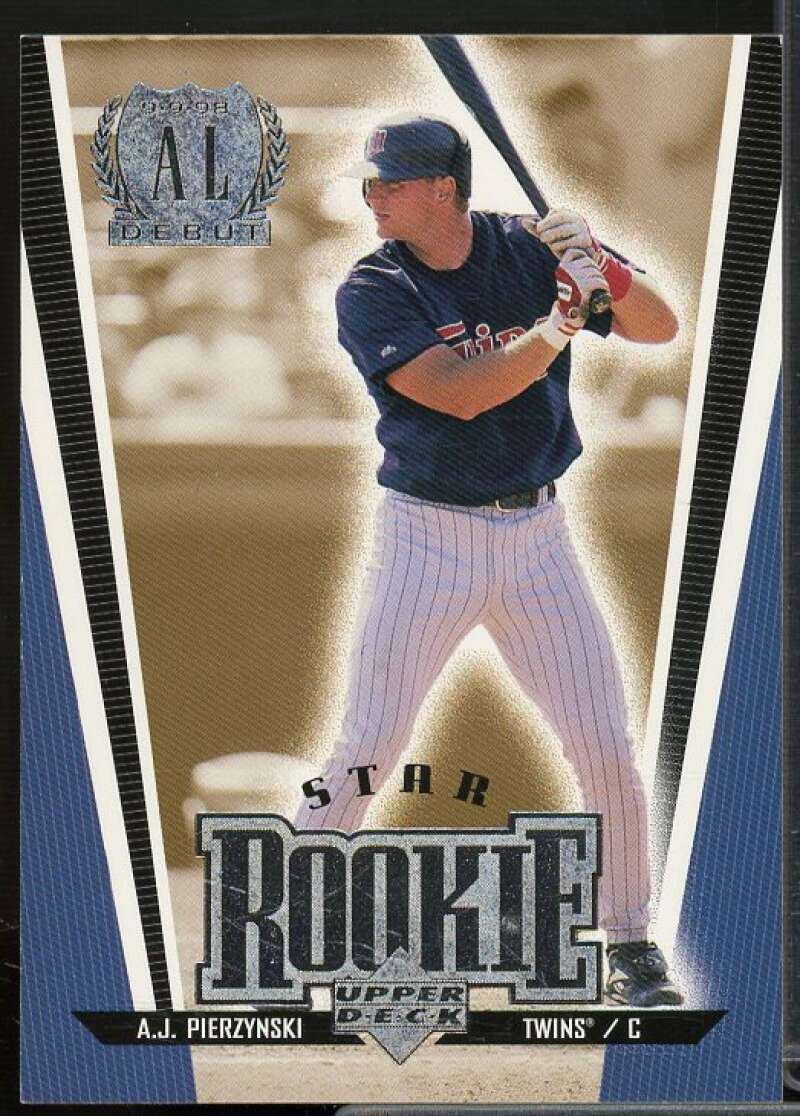A.J. Pierzynski SR Rookie Card 1999 Upper Deck #277  Image 1