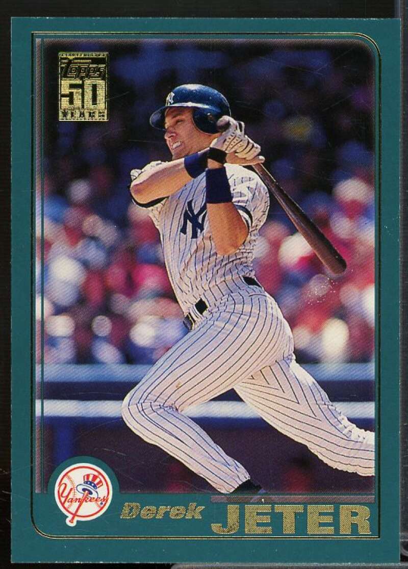Derek Jeter Card 2001 Topps #100  Image 1