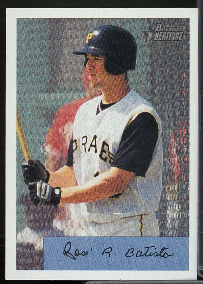 Jose Bautista Rookie Card 2002 Bowman Heritage #40  Image 1