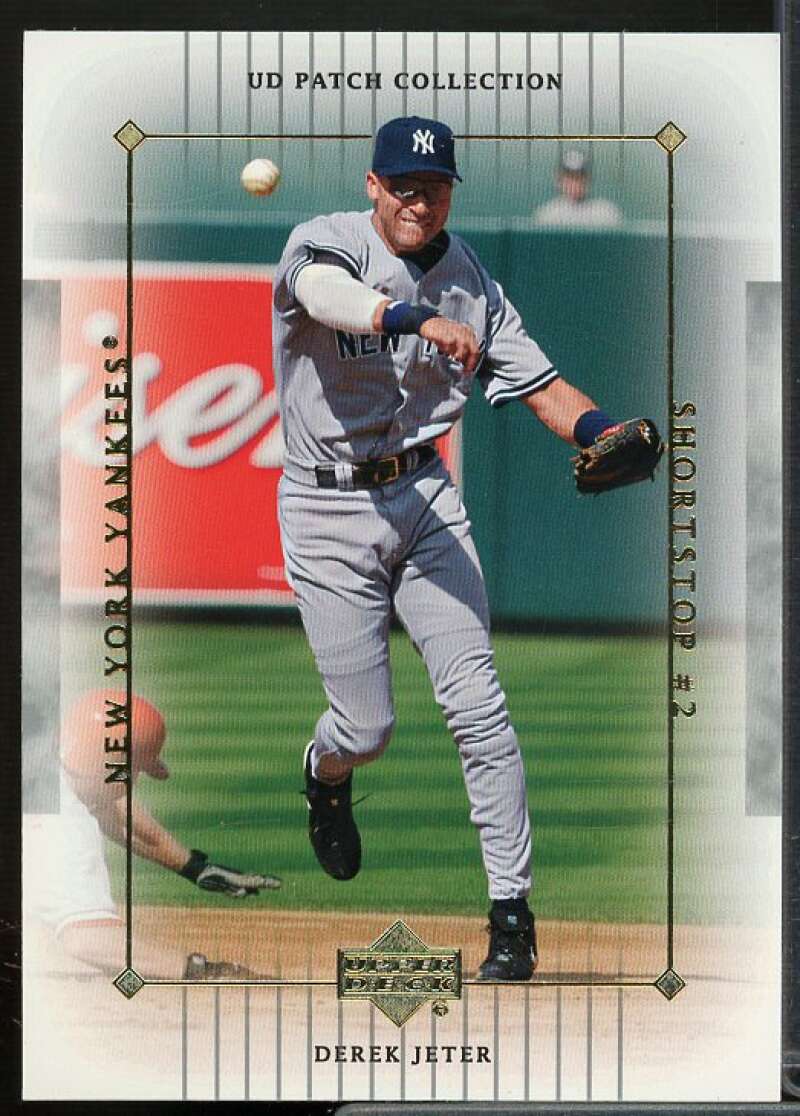 Derek Jeter Card 2003 UD Patch Collection #77  Image 1
