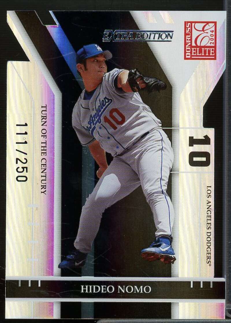 Hideo Nomo Card 2004 Donruss Elite Extra Edition Turn of the Century #109  Image 1