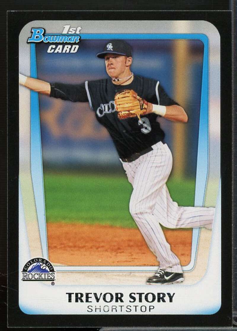 Trevor Story Rookie Card 2011 Bowman Draft Prospects #BDPP84  Image 1