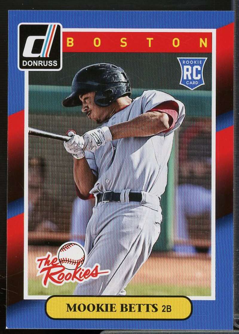 Mookie Betts Rookie Card 2014 Donruss The Rookies #50  Image 1