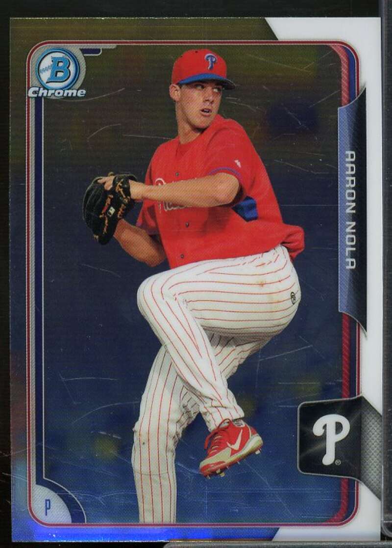 Aaron Nola Card 2015 Bowman Chrome Prospects #BCP134  Image 1