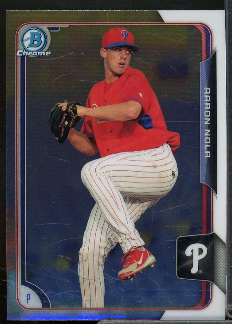 Aaron Nola Card 2015 Bowman Chrome Prospects #BCP134  Image 1