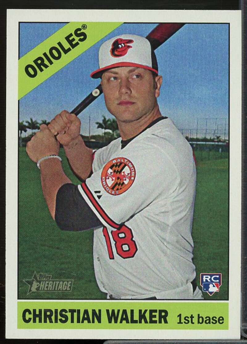 Christian Walker Rookie Card 2015 Topps Heritage #501  Image 1