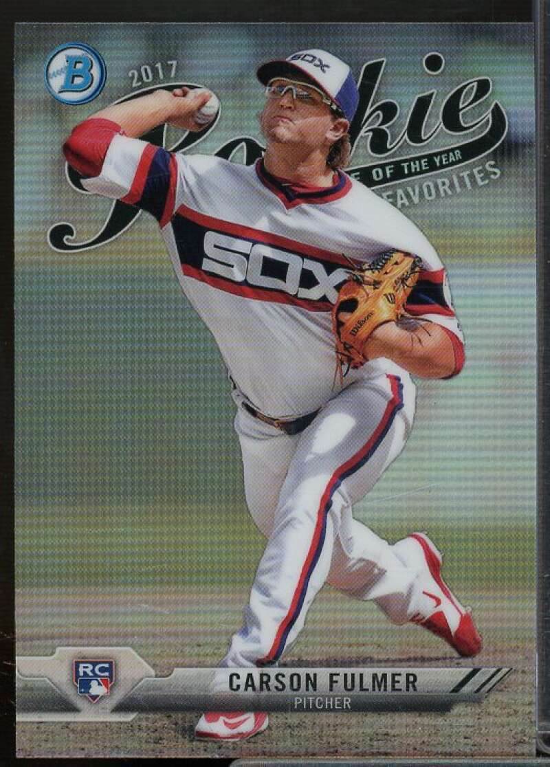 Carson Fulmer 2017 Bowman Chrome Rookie of the Year Favorites Refractor #ROYF13  Image 1