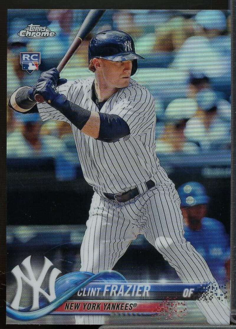Clint Frazier Rookie Card 2018 Topps Chrome Refractors #148  Image 1