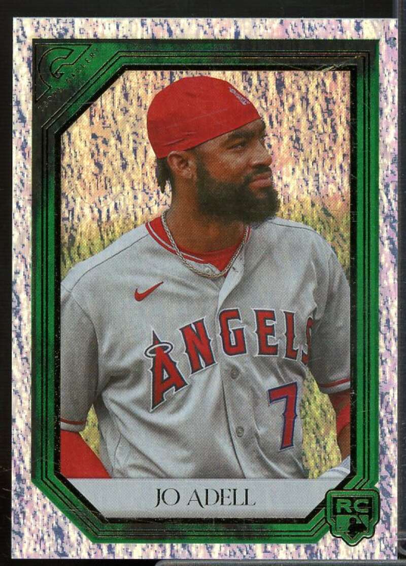 Jo Adell Rookie Card 2021 Topps Gallery Green Pattern #95  Image 1