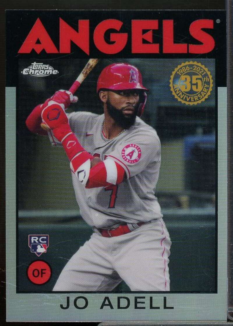 Jo Adell Rookie Card 2021 Topps Chrome '86 Topps #86BC11  Image 1