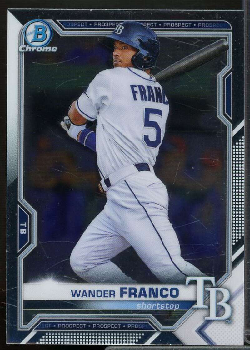 Wander Franco Card 2021 Bowman Chrome Prospects #BCP57  Image 1