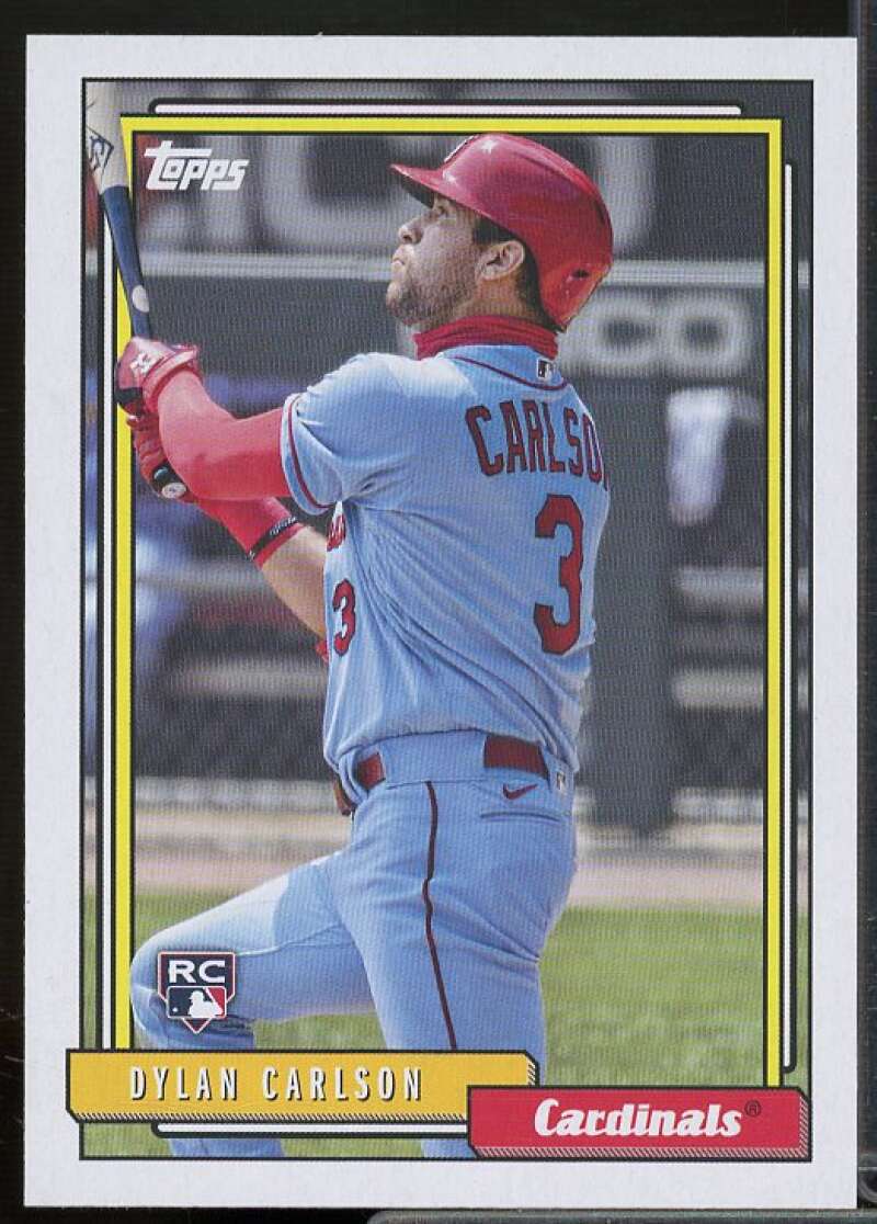 Dylan Carlson Rookie Card 2021 Topps Update '92 Topps Redux #T9245  Image 1