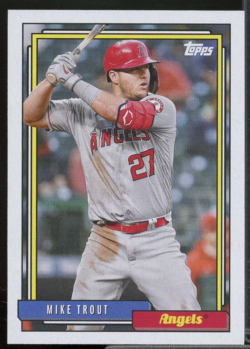 Mike Trout Card 2021 Topps Update '92 Topps Redux #T923  Image 1
