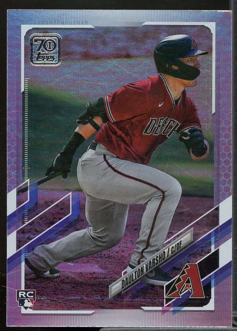 Daulton Varsho Rookie Card 2021 Topps Rainbow Foil #10  Image 1