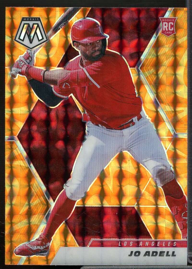 Jo Adell Rookie Card 2021 Panini Mosaic Mosaic Reactive Orange #270  Image 1