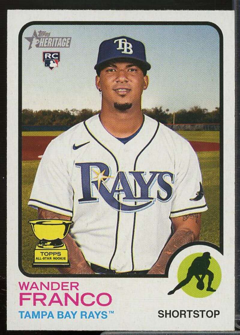 Wander Franco Rookie Card 2022 Topps Heritage #347  Image 1