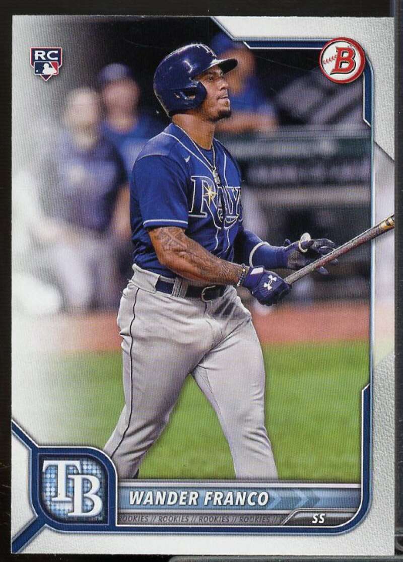 Wander Franco Rookie Card 2022 Bowman #12  Image 1