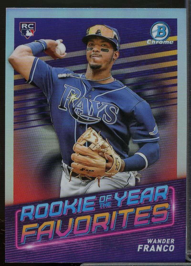 Wander Franco Rookie 2022 Bowman Chrome Rookie of the Year Favorites #ROYF1  Image 1