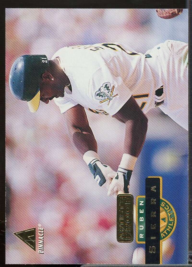 Ruben Sierra Card 1994 Pinnacle Artist's Proofs #61  Image 1