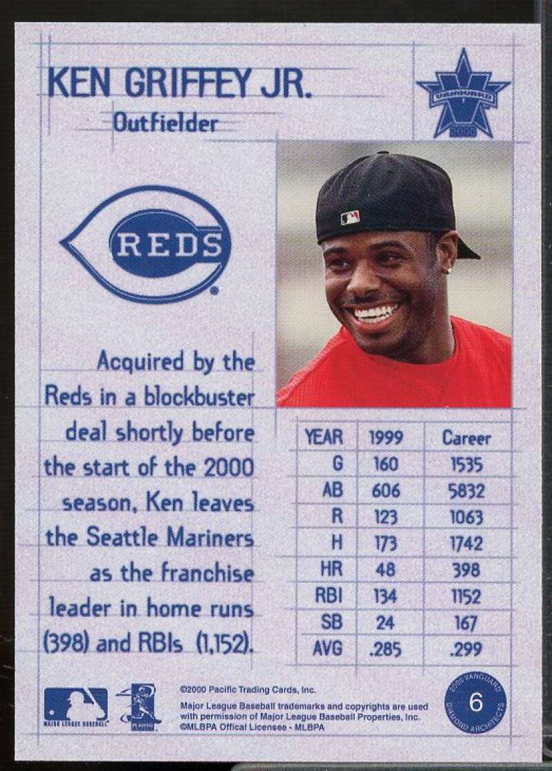 Ken Griffey Jr. Card 2000 Vanguard Diamond Architects #6  Image 2