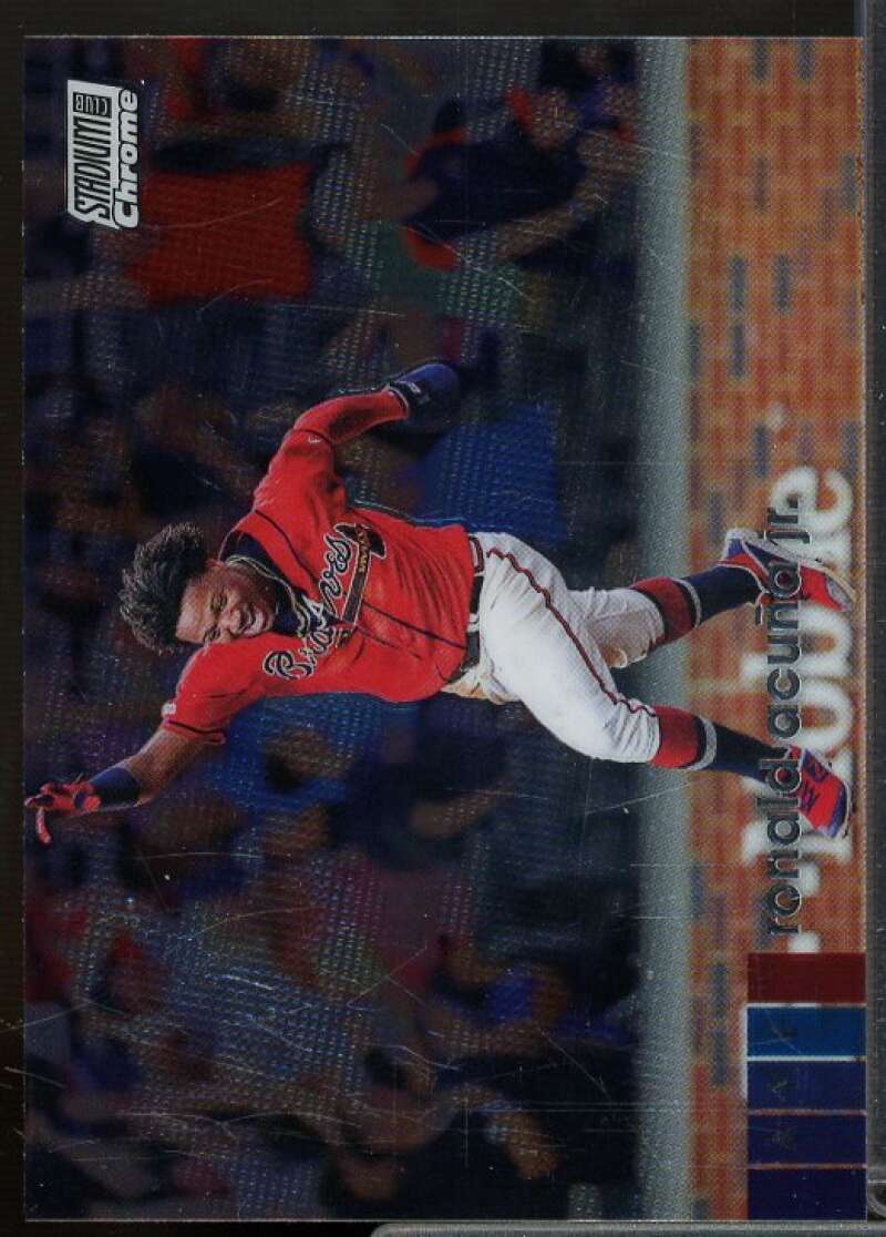 Ronald Acuna Jr. Card 2020 Stadium Club Chrome #116  Image 1