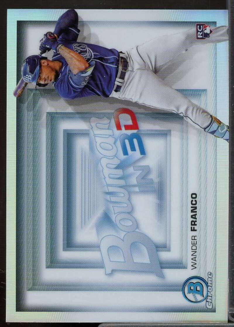 Wander Franco Rookie Card 2022 Bowman Chrome Bowman in 3D #B3D1  Image 1