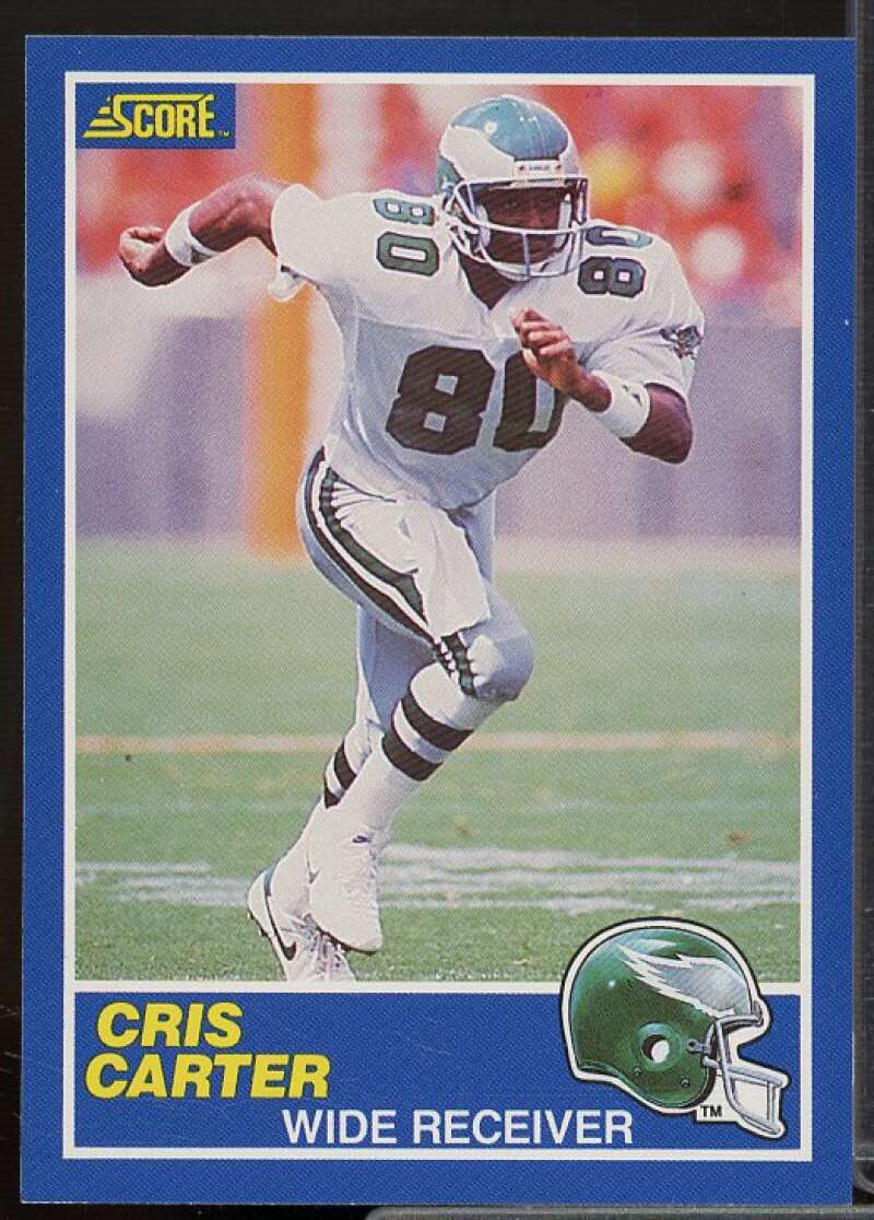 Cris Carter Rookie Card 1989 Score #72  Image 1