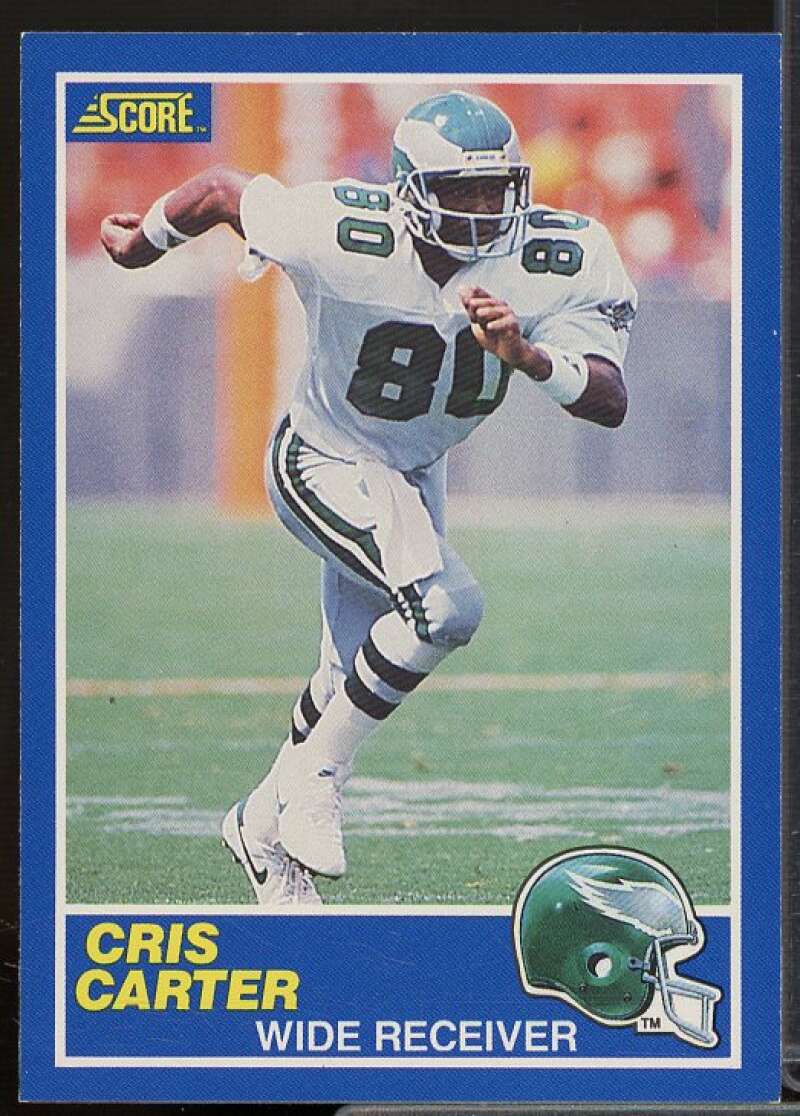 Cris Carter Rookie Card 1989 Score #72  Image 1