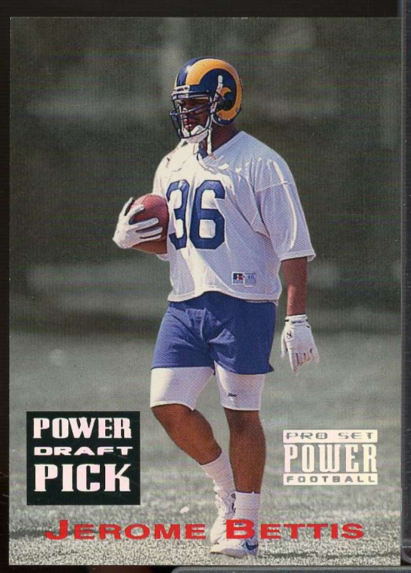 Jerome Bettis Rookie Card 1993 Power Draft Picks #PDP14  Image 1