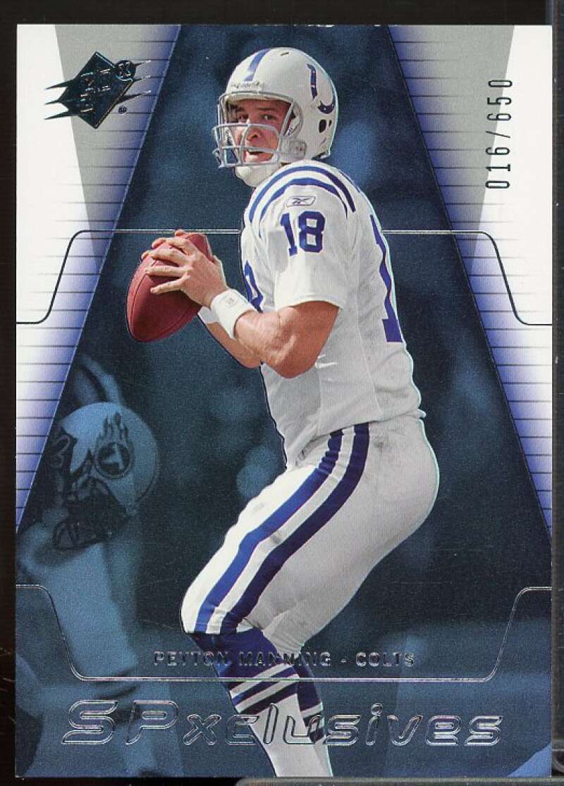 Peyton Manning Card 2006 SPx SPxclusives #EXPM  Image 1