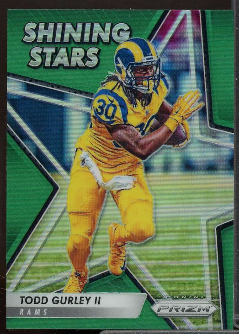 Todd Gurley Card 2016 Panini Prizm Shining Stars Prizms Green #9  Image 1