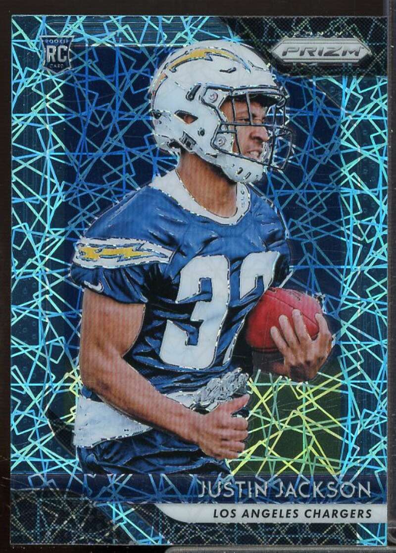 Justin Jackson Rookie Card 2018 Panini Prizm Prizms Lazer #291  Image 1