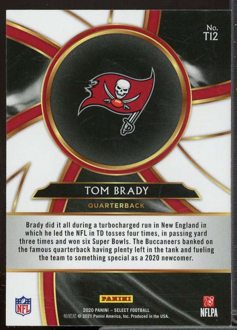 Tom Brady Card 2020 Select Turbocharged #12  Image 2