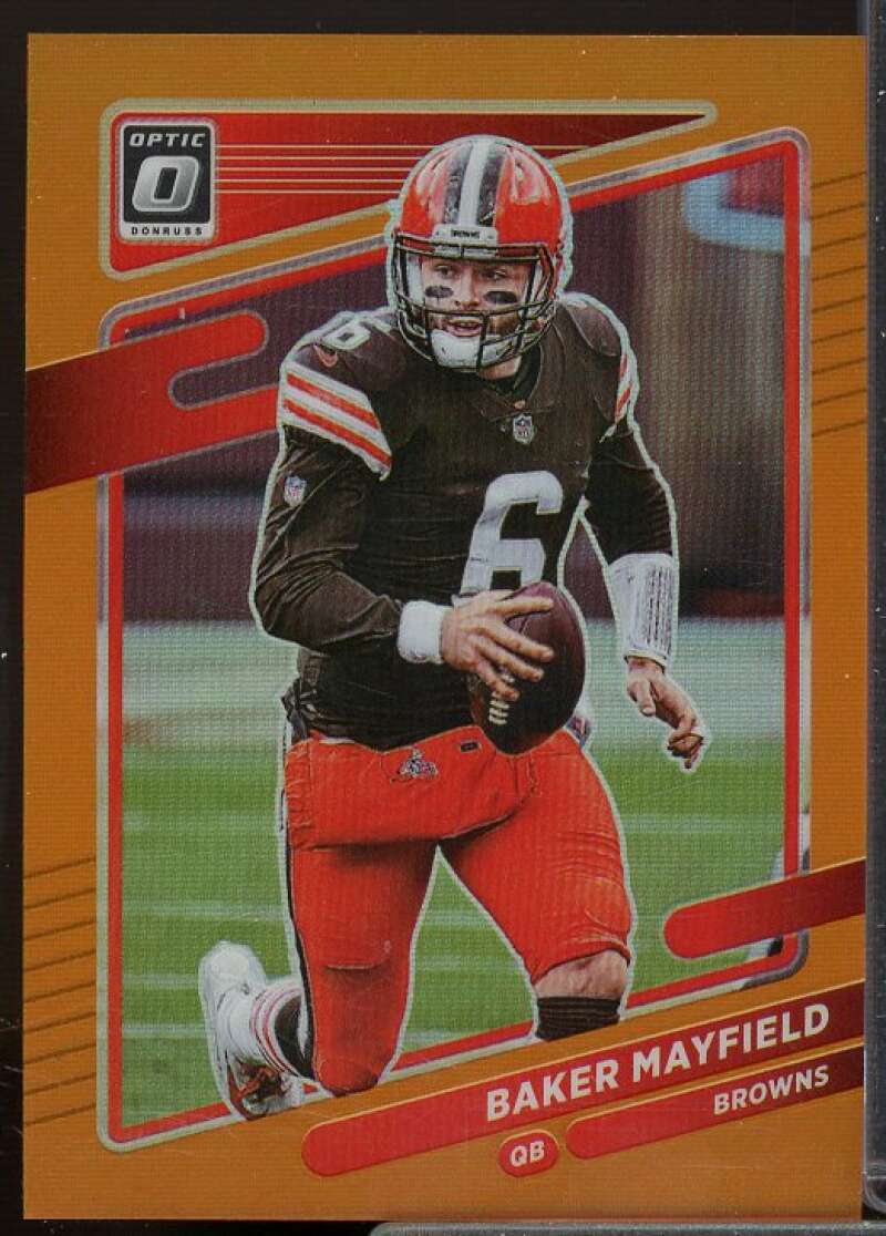 Baker Mayfield Card 2021 Donruss Optic Orange #140  Image 1